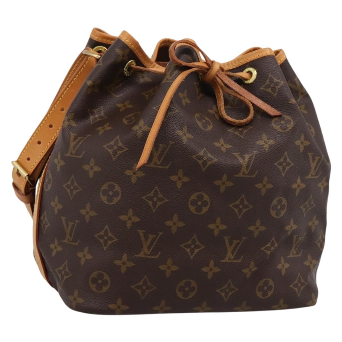 LOUIS VUITTON Monogram Petit Noe Shoulder Bag M42226 LV Auth 208253V