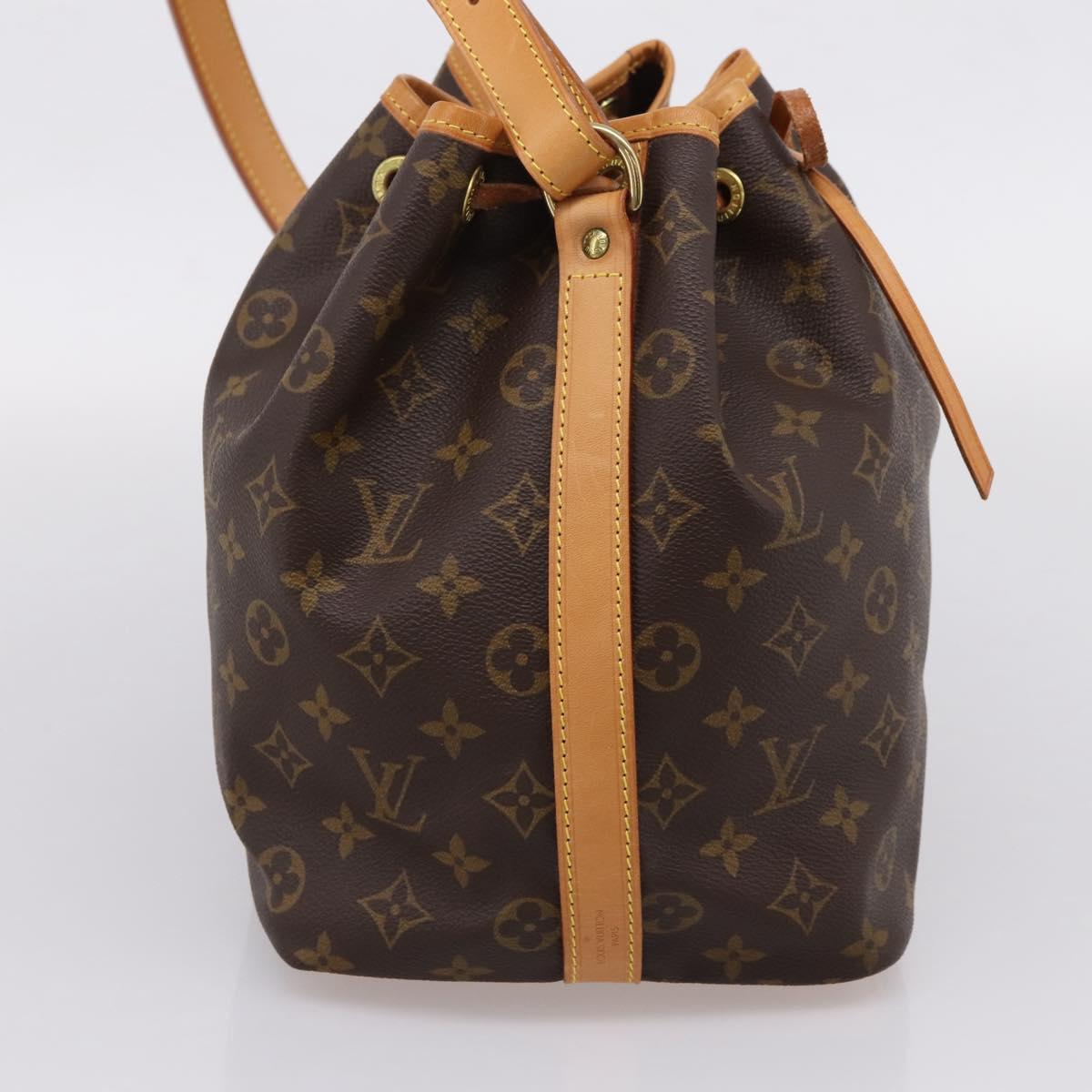 LOUIS VUITTON Monogram Petit Noe Shoulder Bag M42226 LV Auth 208253V