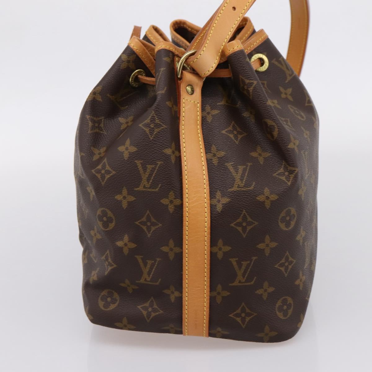 LOUIS VUITTON Monogram Petit Noe Shoulder Bag M42226 LV Auth 208253V