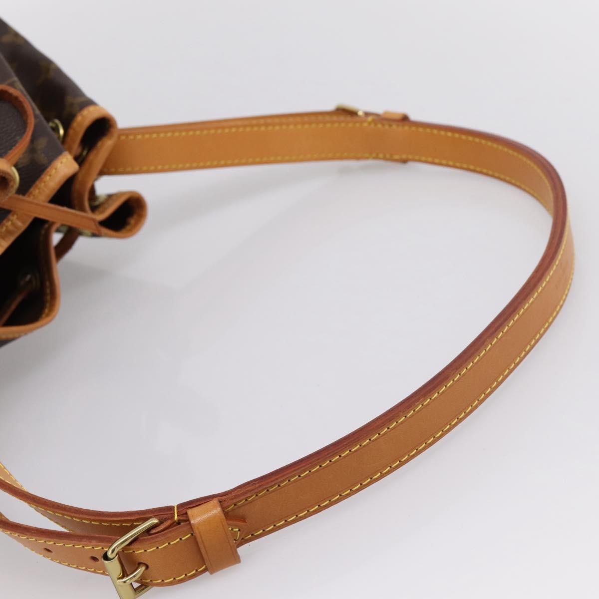 LOUIS VUITTON Monogram Petit Noe Shoulder Bag M42226 LV Auth 208253V