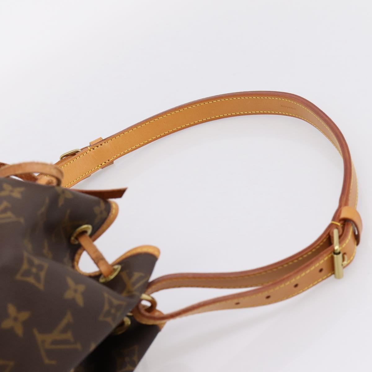 LOUIS VUITTON Monogram Petit Noe Shoulder Bag M42226 LV Auth 208253V