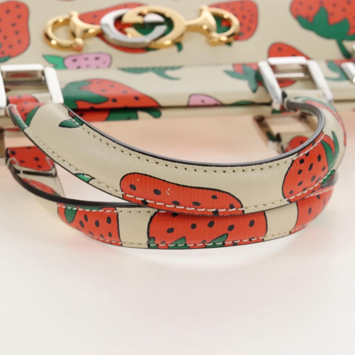 GUCCI Zumi Hand Bag Leather 2way Multicolor Silver 564714 Auth 208258SAM