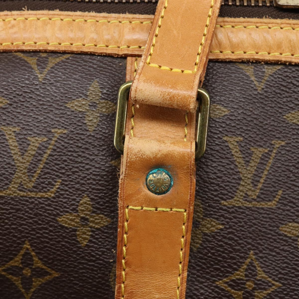 LOUIS VUITTON Monogram Sac Souple 45 Boston Bag M41624 LV Auth 208272