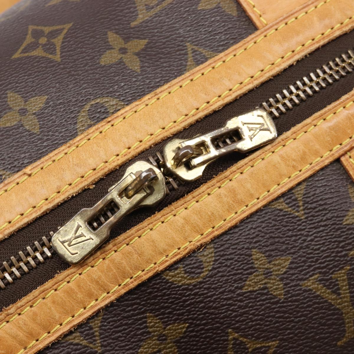 LOUIS VUITTON Monogram Sac Souple 45 Boston Bag M41624 LV Auth 208272