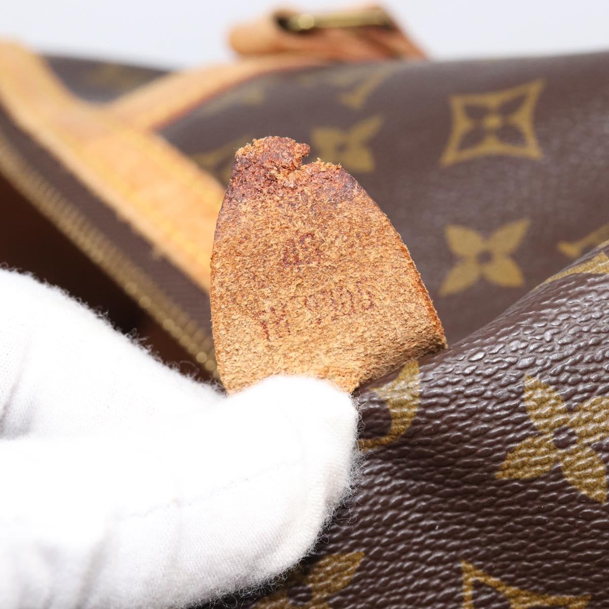 LOUIS VUITTON Monogram Sac Souple 45 Boston Bag M41624 LV Auth 208272