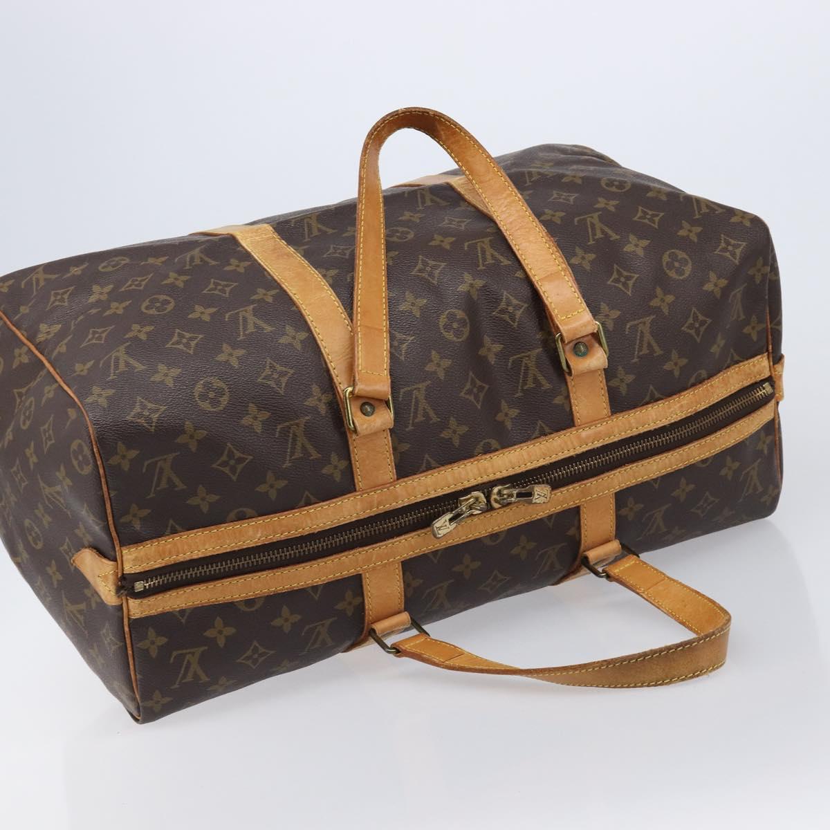 LOUIS VUITTON Monogram Sac Souple 45 Boston Bag M41624 LV Auth 208272