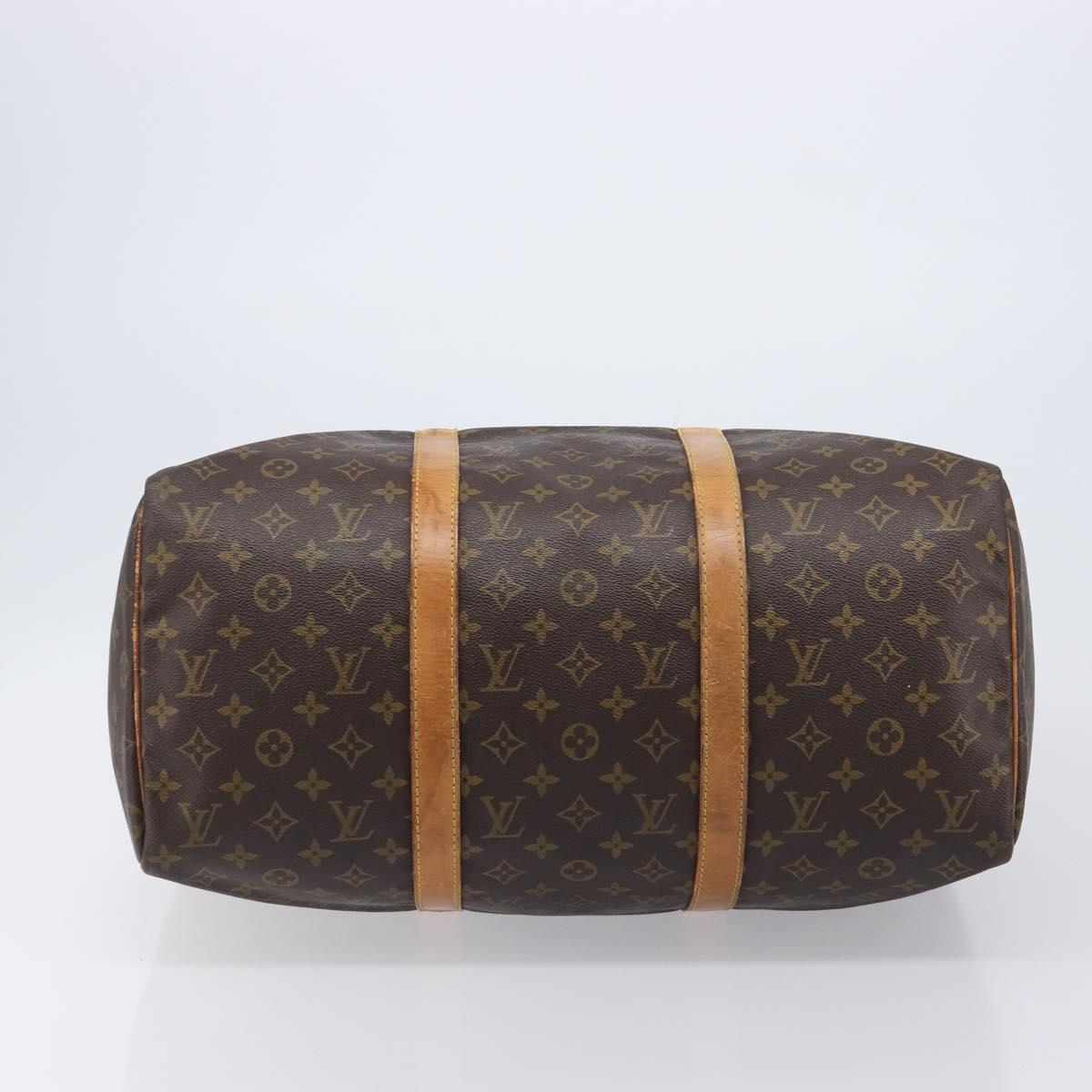 LOUIS VUITTON Monogram Sac Souple 45 Boston Bag M41624 LV Auth 208272
