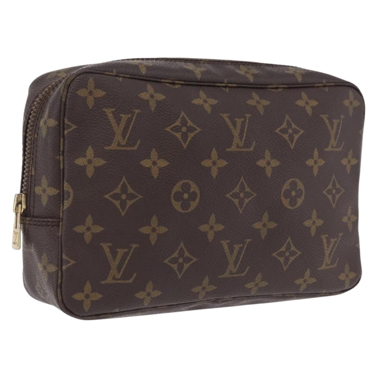 LOUIS VUITTON Monogram Trousse Toilette 23 Clutch Bag M47524 LV Auth 208275