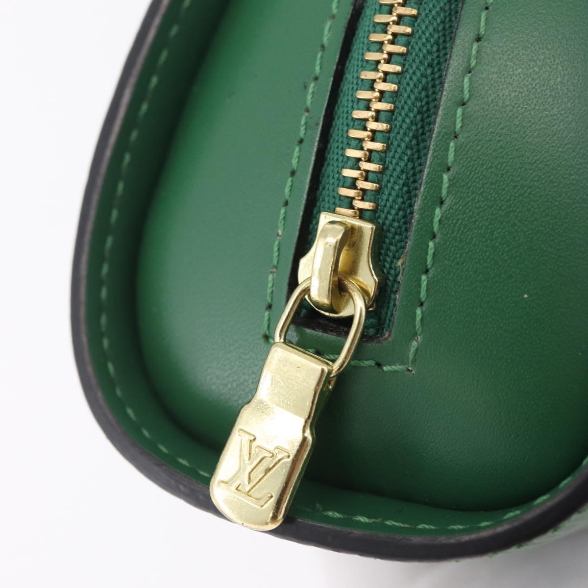 LOUIS VUITTON Epi Dauphine PM Cosmetic Pouch Green M48444 LV Auth 208283