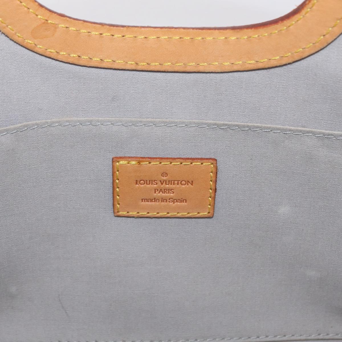 LOUIS VUITTON Monogram Vernis Roxbury Drive Bag 2way Perle M91374 LV Auth 208289
