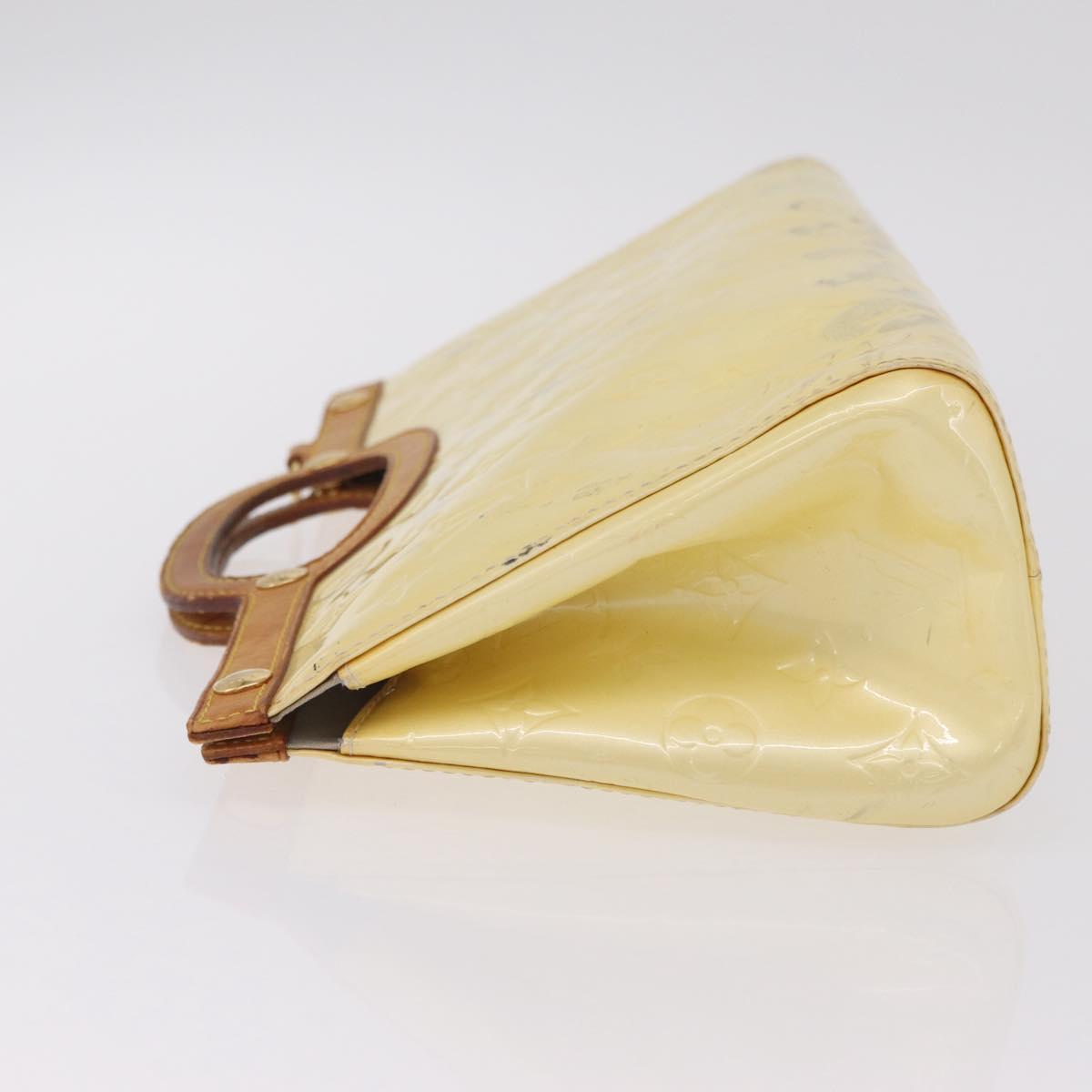 LOUIS VUITTON Monogram Vernis Roxbury Drive Bag 2way Perle M91374 LV Auth 208289