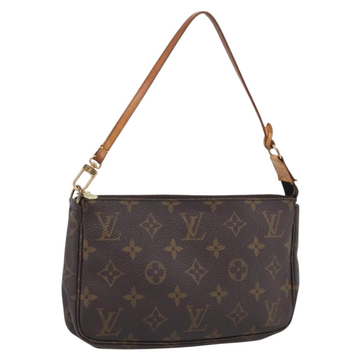 LOUIS VUITTON Monogram Pochette Accessoires Pouch M51980 LV Auth 208317