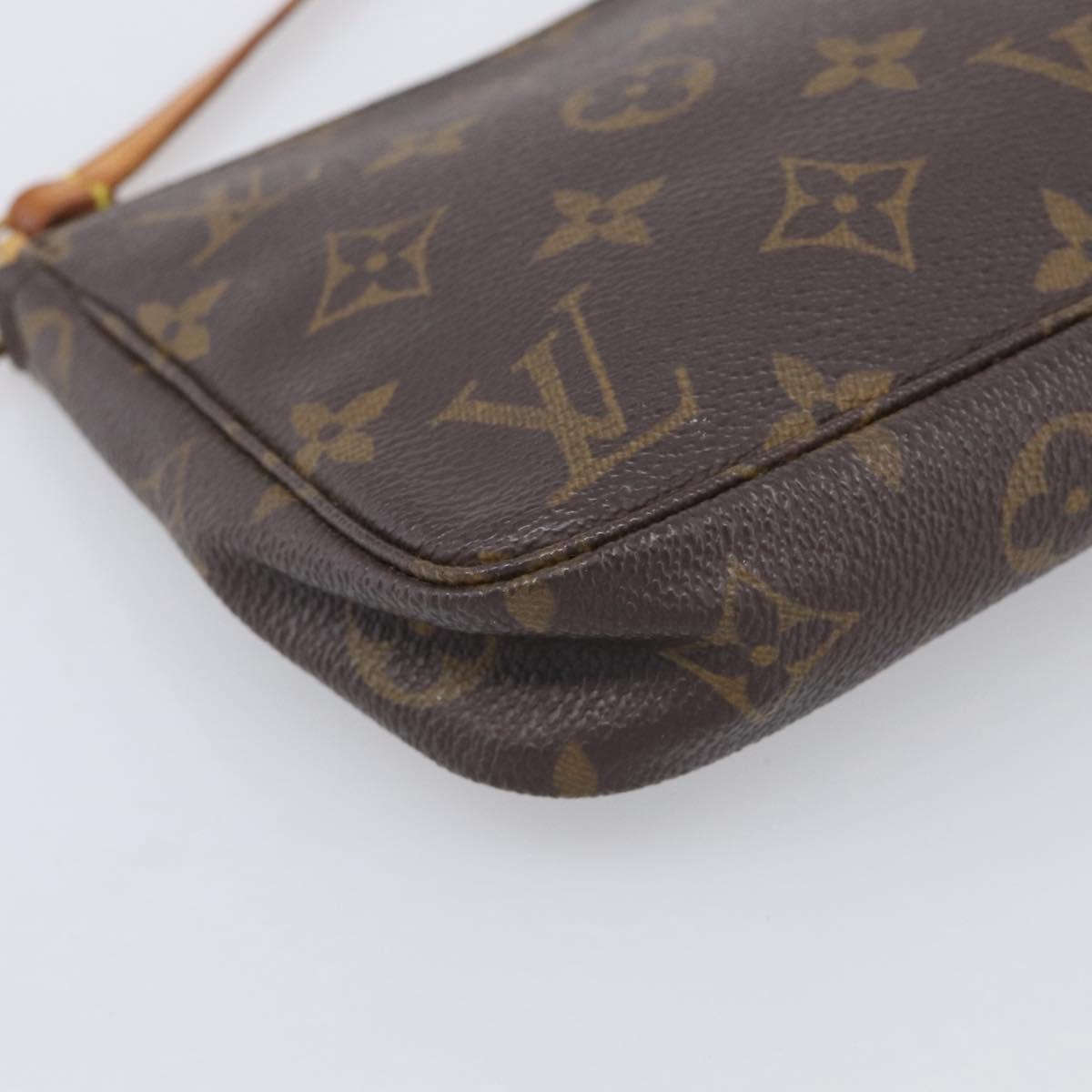 LOUIS VUITTON Monogram Pochette Accessoires Pouch M51980 LV Auth 208317