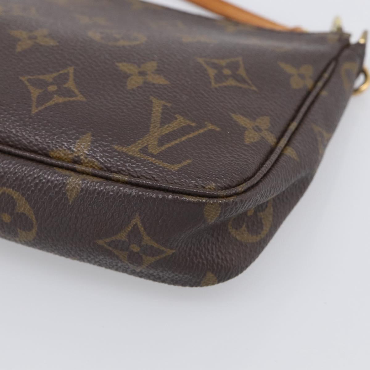 LOUIS VUITTON Monogram Pochette Accessoires Pouch M51980 LV Auth 208317