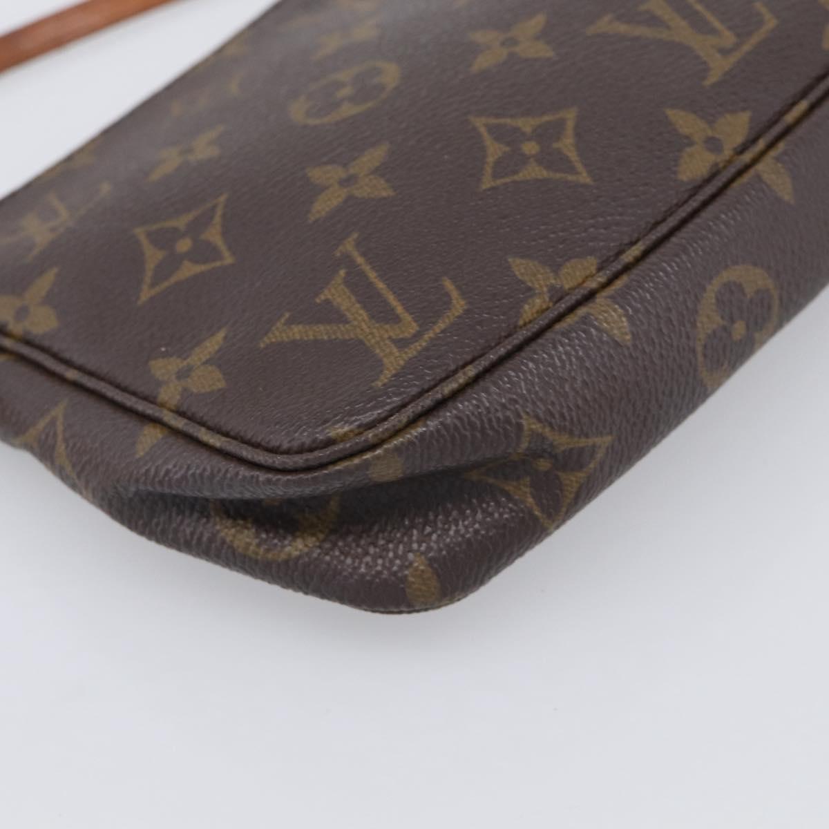 LOUIS VUITTON Monogram Pochette Accessoires Pouch M51980 LV Auth 208317