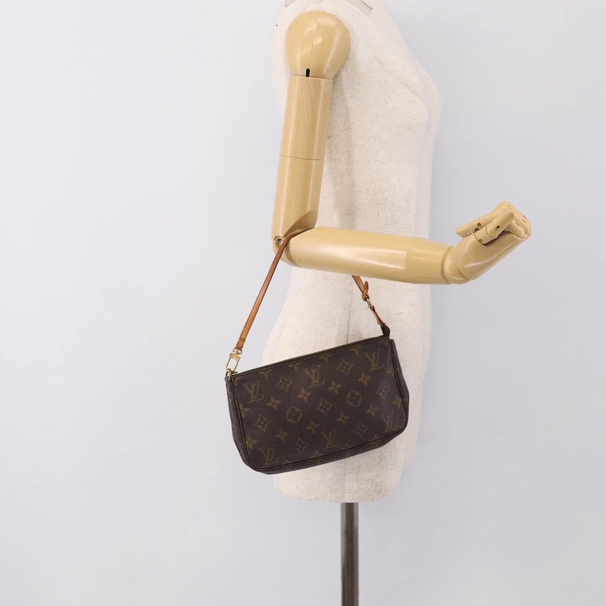 LOUIS VUITTON Monogram Pochette Accessoires Pouch M51980 LV Auth 208317