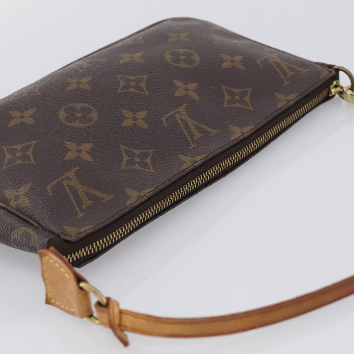 LOUIS VUITTON Monogram Pochette Accessoires Pouch M51980 LV Auth 208317
