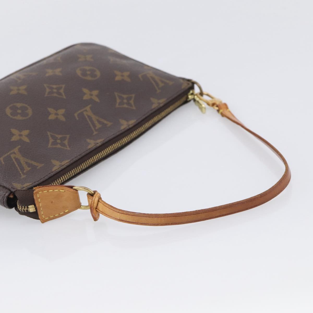 LOUIS VUITTON Monogram Pochette Accessoires Pouch M51980 LV Auth 208317