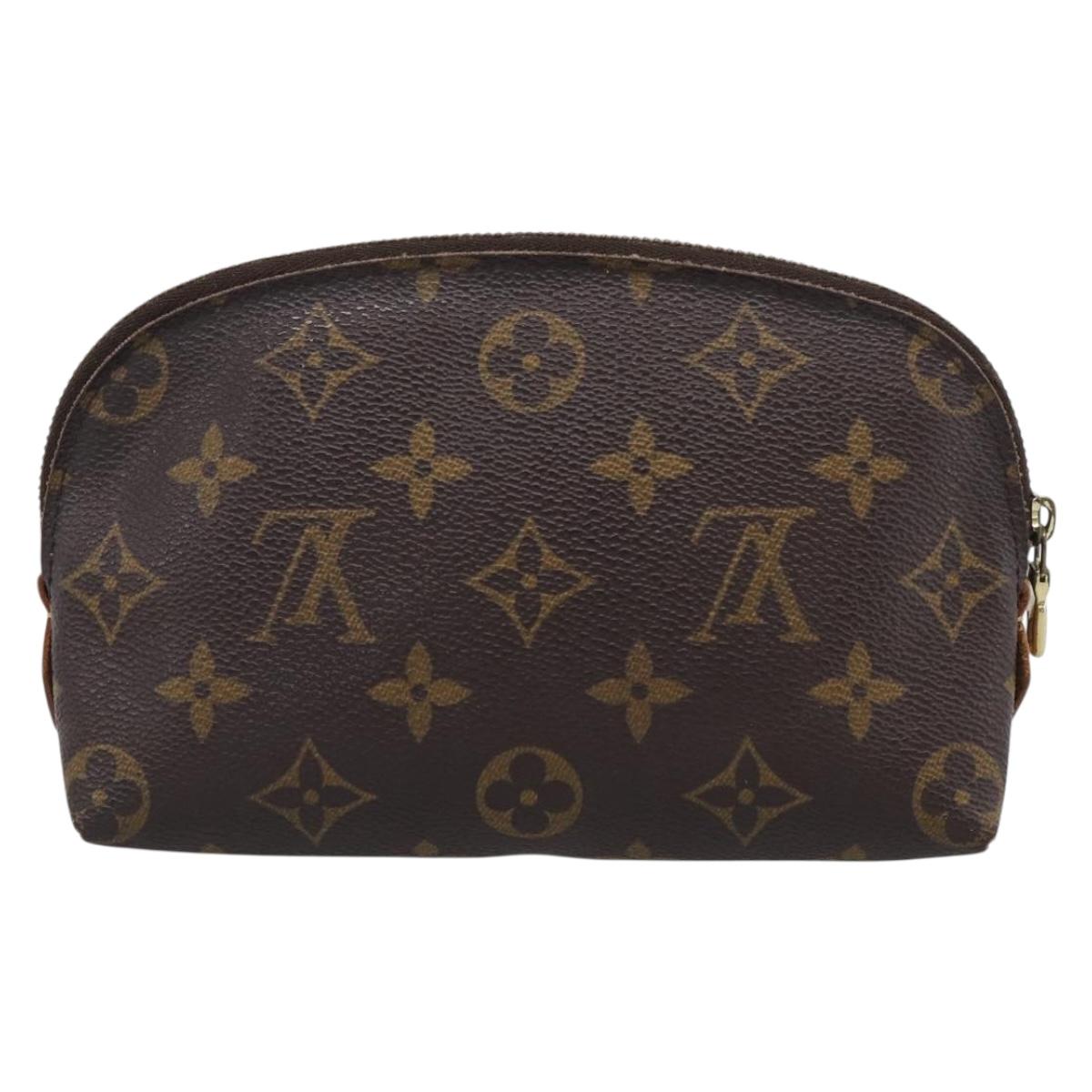 LOUIS VUITTON Monogram Pochette Cosmetic PM Pouch M43998 LV Auth 208318