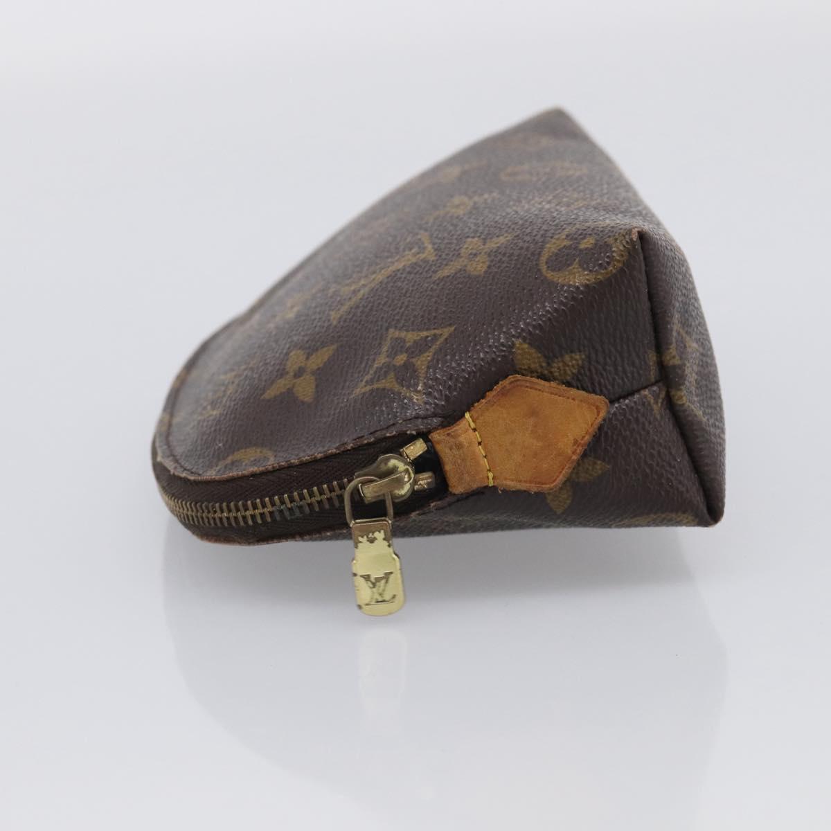 LOUIS VUITTON Monogram Pochette Cosmetic PM Pouch M43998 LV Auth 208318