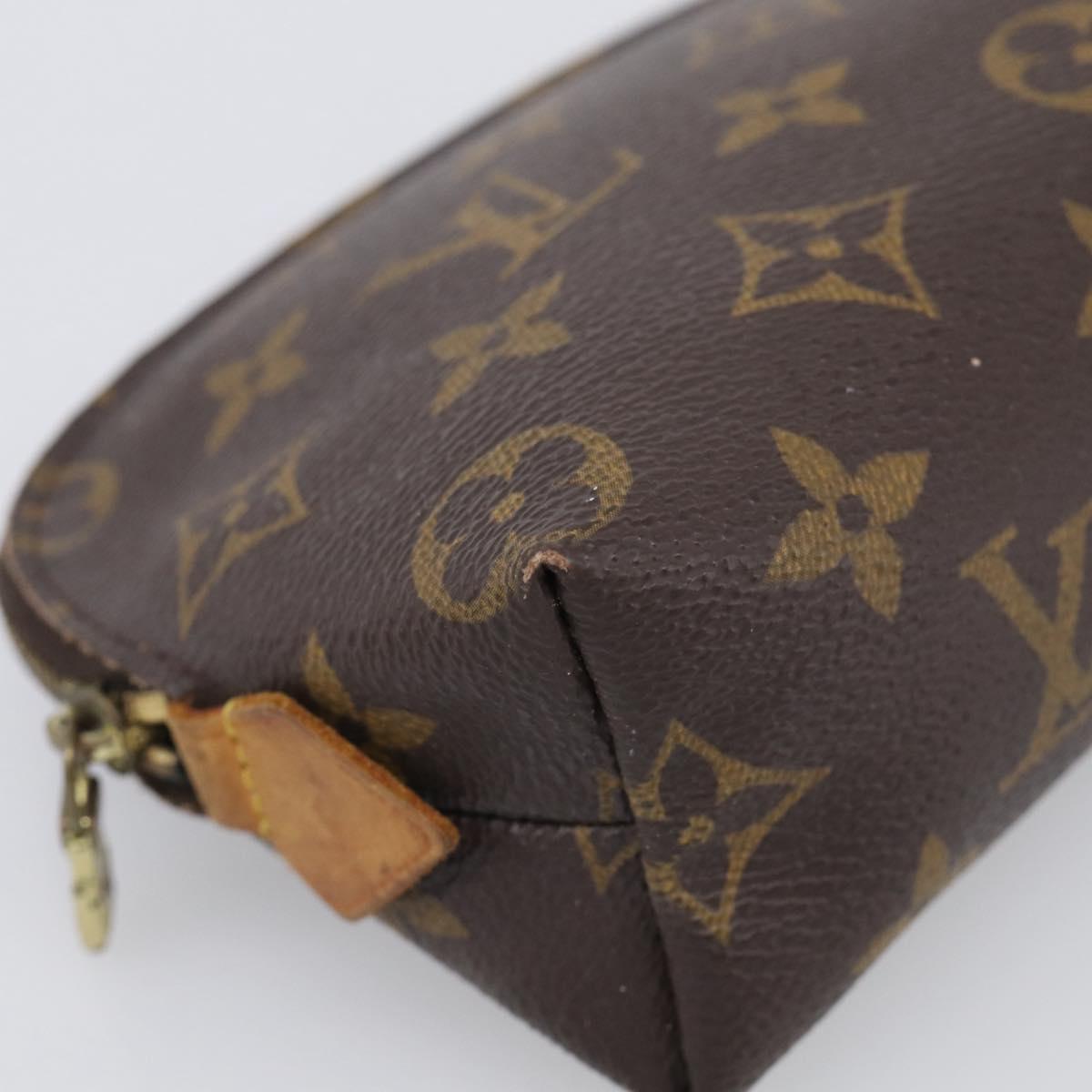 LOUIS VUITTON Monogram Pochette Cosmetic PM Pouch M43998 LV Auth 208318