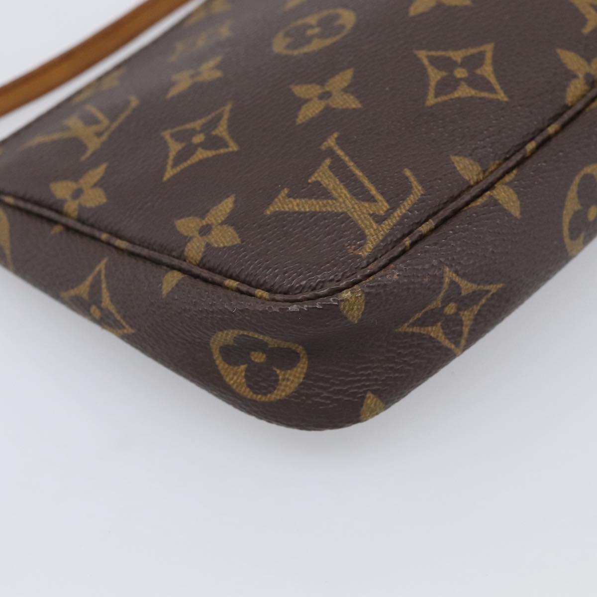 LOUIS VUITTON Monogram Pochette Accessoires Pouch M51980 LV Auth 208334A