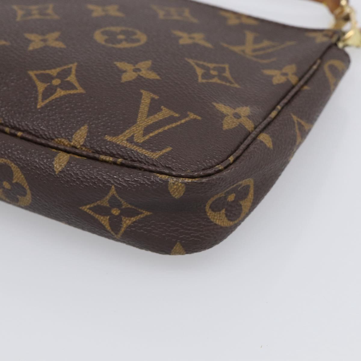 LOUIS VUITTON Monogram Pochette Accessoires Pouch M51980 LV Auth 208334A