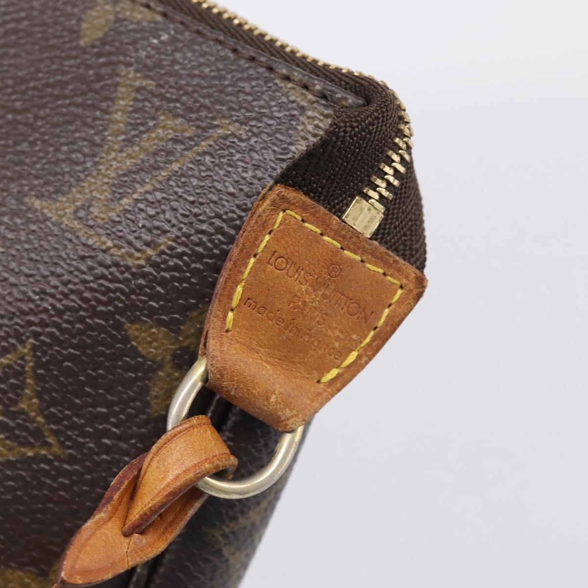 LOUIS VUITTON Monogram Pochette Accessoires Pouch M51980 LV Auth 208335