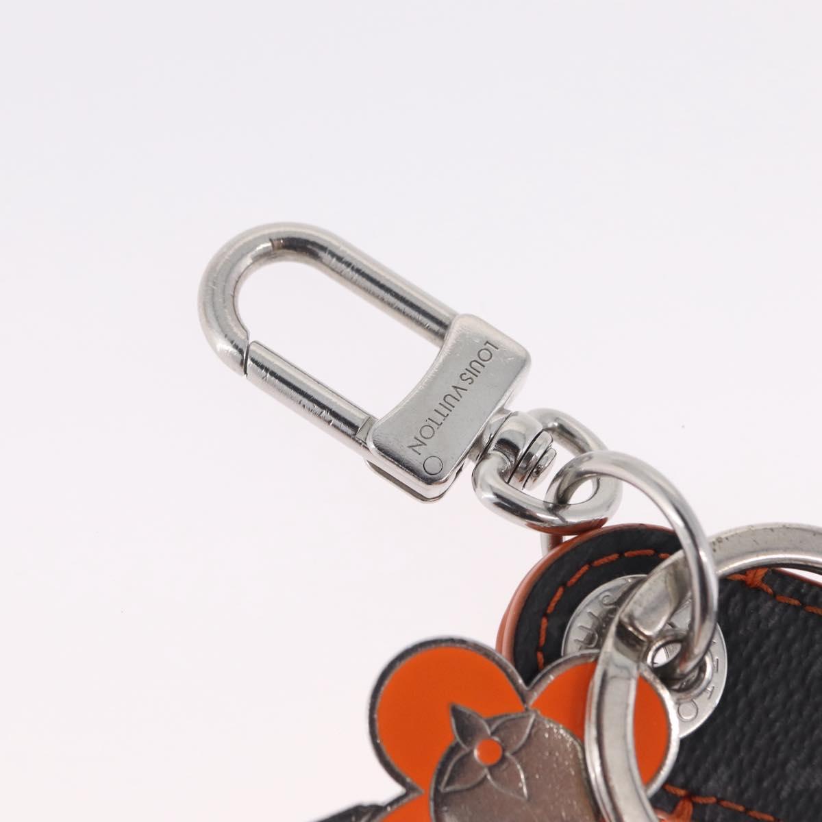 LOUIS VUITTON Monogram Eclipse Dragon Vivienne Key Holder M01956 LV Auth 208343M
