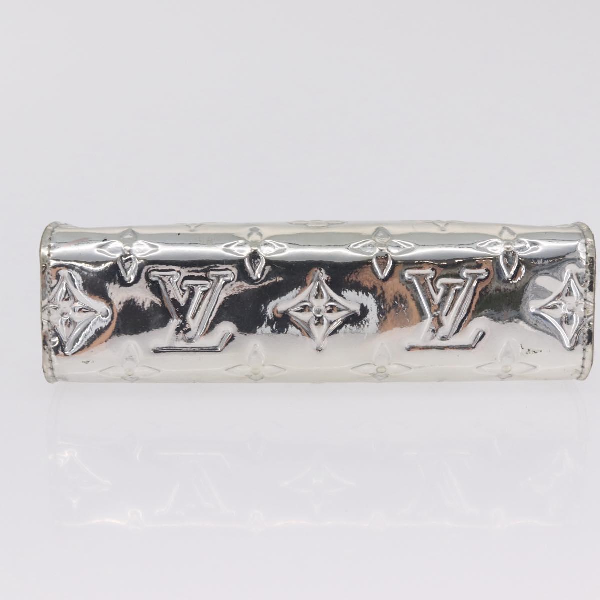 LOUIS VUITTON Monogram Miroir Trousse Cosmetic Pouch Silver M95603 Auth 208345