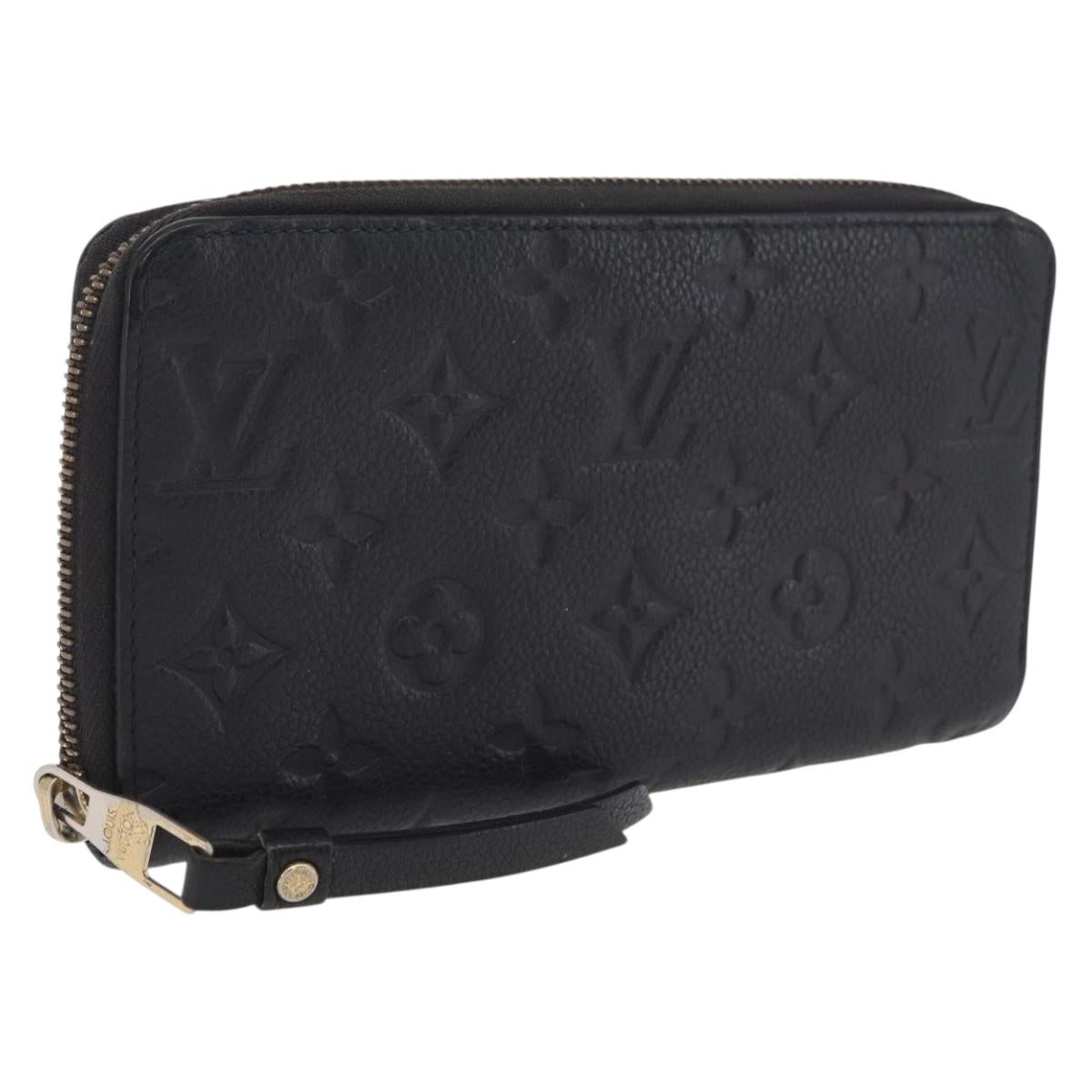 LOUIS VUITTON Monogram Empreinte Portefeuille Wallet Ron M93435 Auth 208347