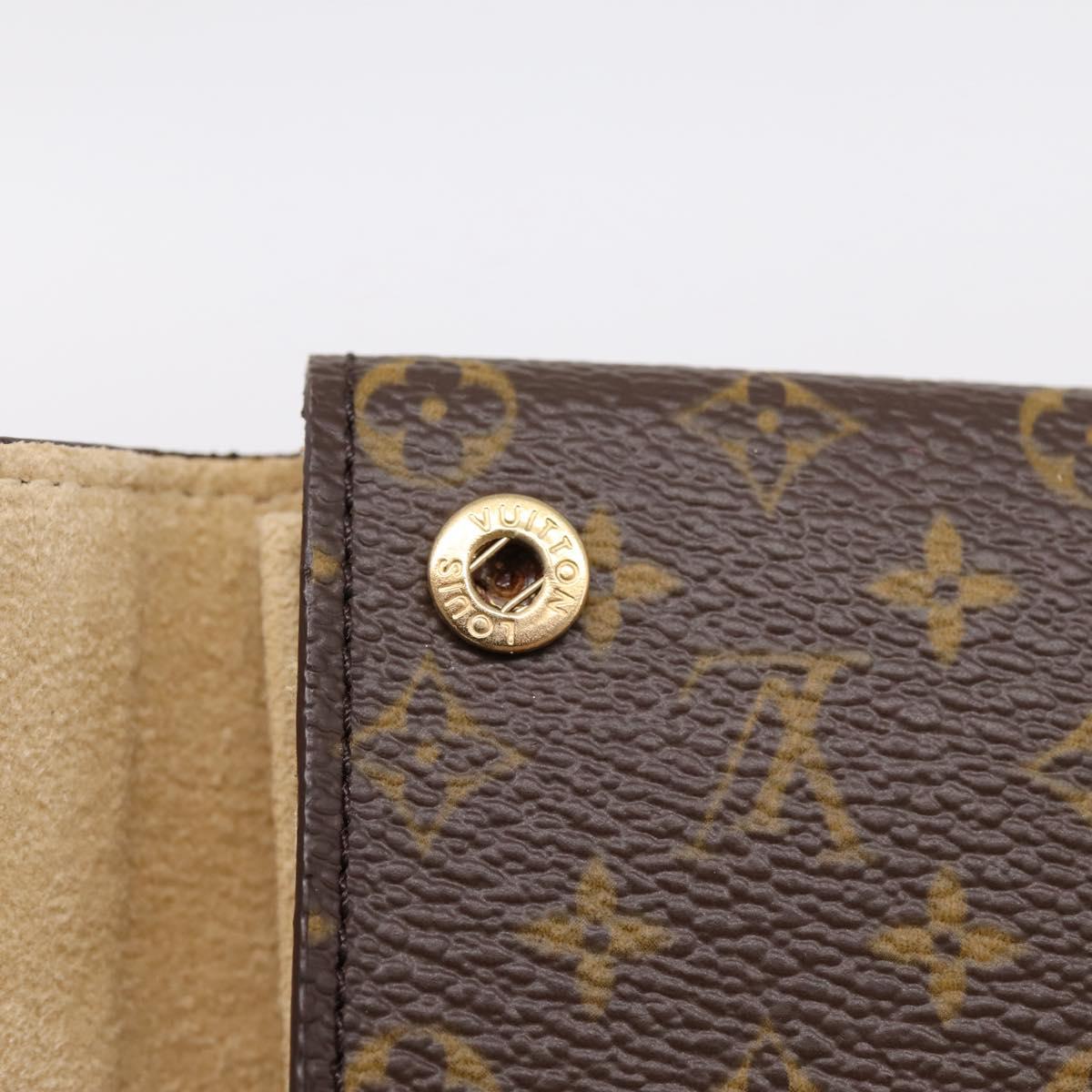 LOUIS VUITTON Monogram Jewelry case Jewelry Box LV Auth 208351V