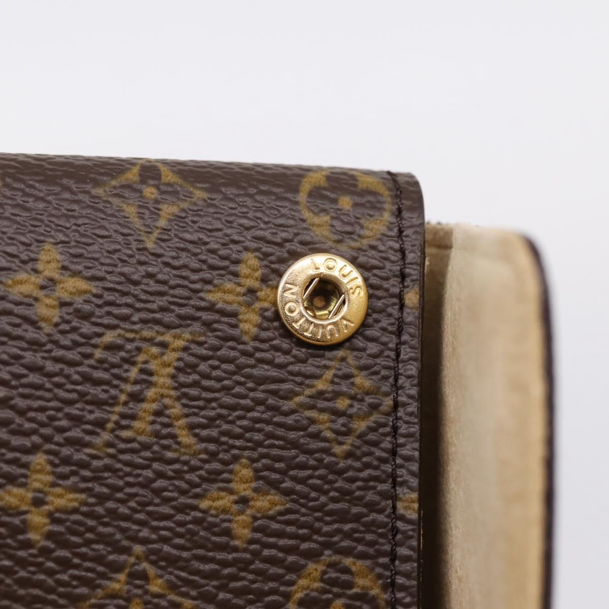 LOUIS VUITTON Monogram Jewelry case Jewelry Box LV Auth 208351V