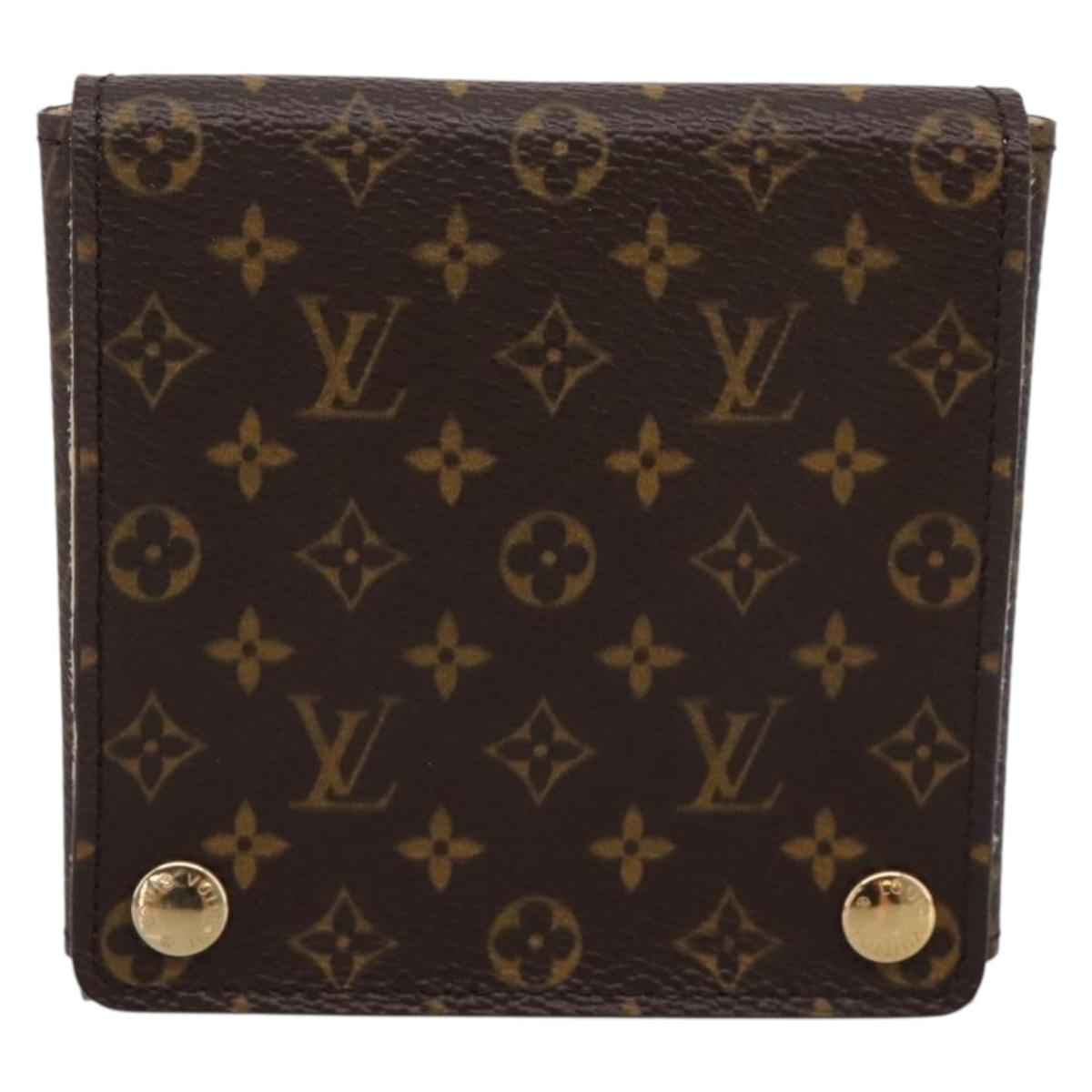 LOUIS VUITTON Monogram Jewelry case Jewelry Box LV Auth 208351V