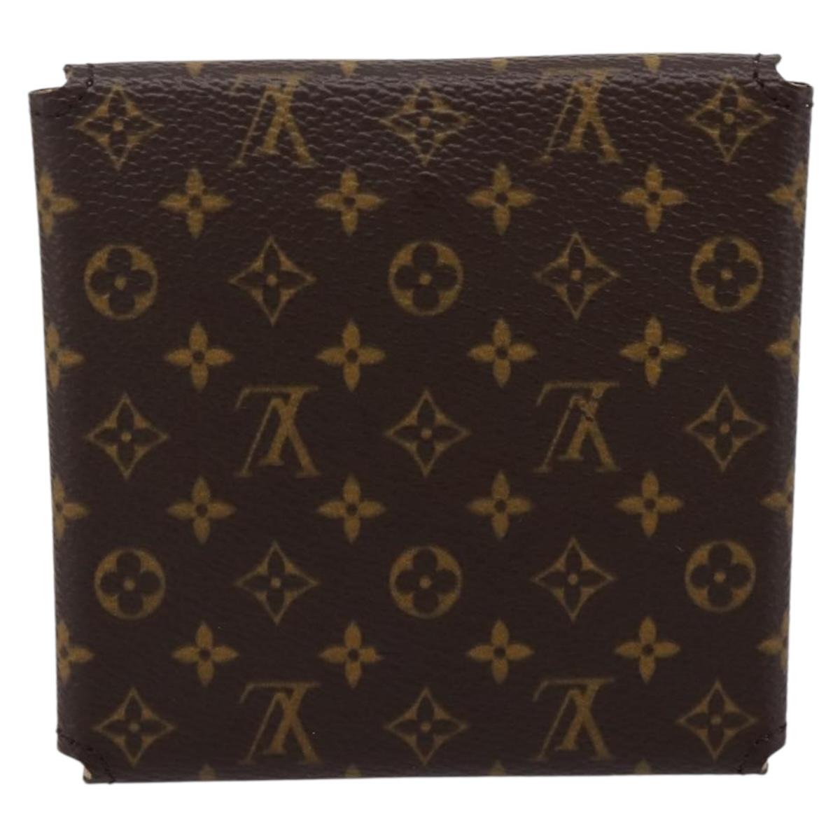 LOUIS VUITTON Monogram Jewelry case Jewelry Box LV Auth 208351V