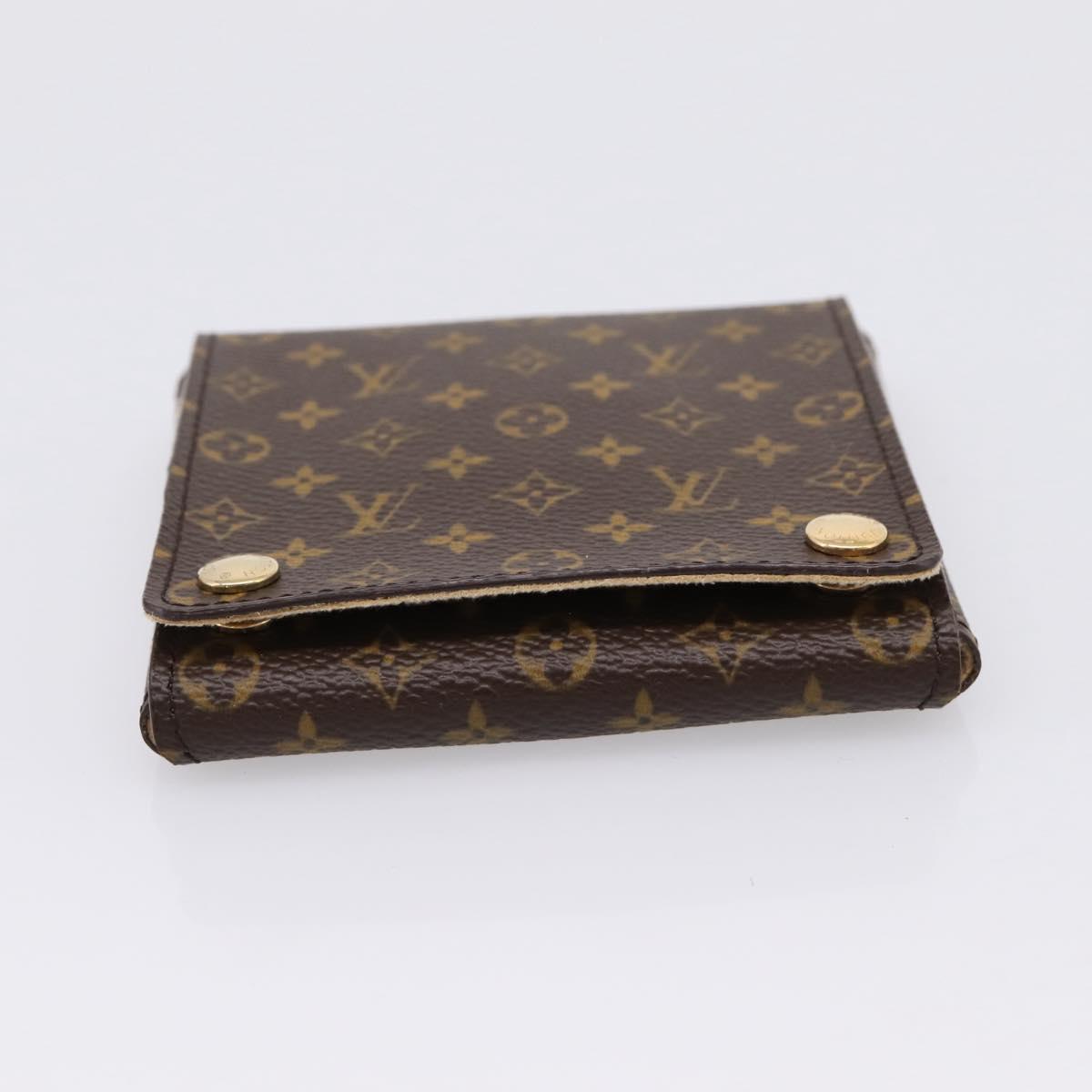 LOUIS VUITTON Monogram Jewelry case Jewelry Box LV Auth 208351V
