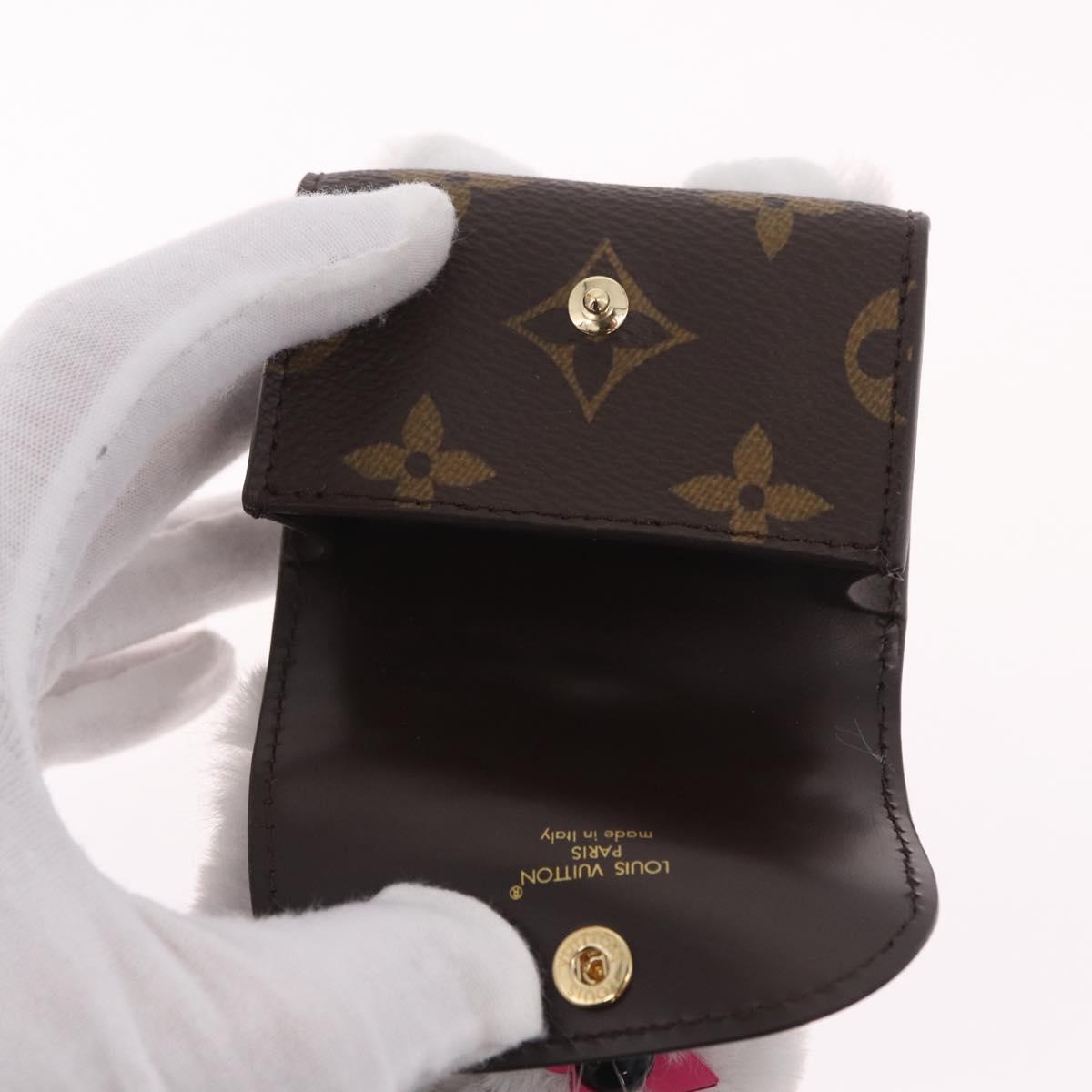 LOUIS VUITTON Monogram LV Cute Kitten Bag Charm M03512 LV Auth 208353M