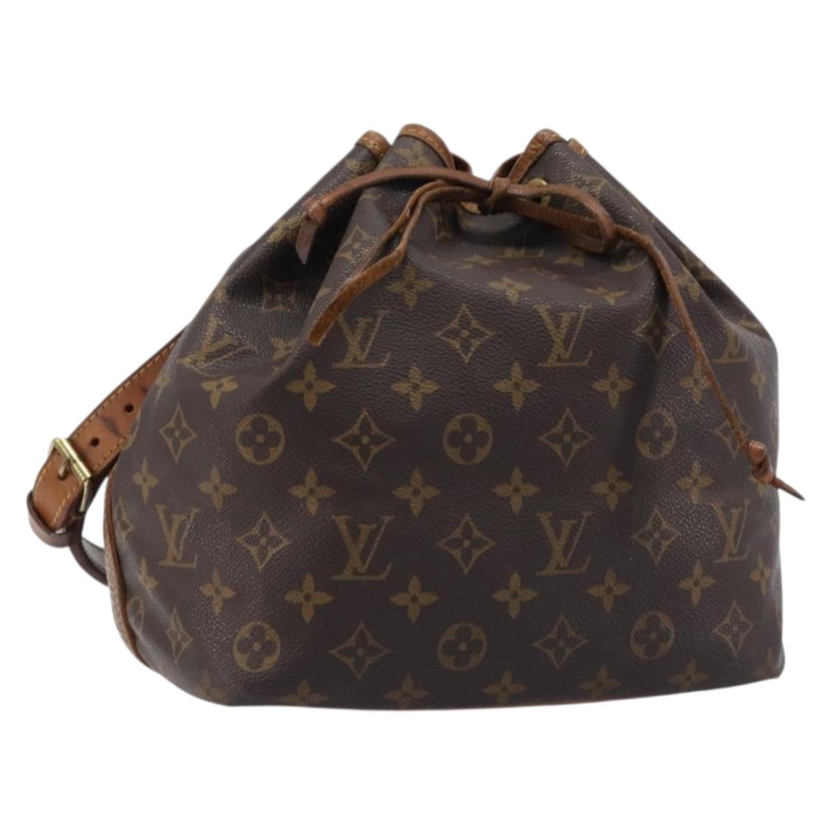 LOUIS VUITTON Monogram Petit Noe Shoulder Bag M42226 LV Auth 208370A