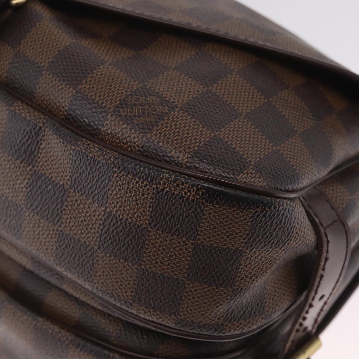 LOUIS VUITTON Damier Ebene Saumur 30 Shoulder Bag SPO N48081 LV Auth 208385