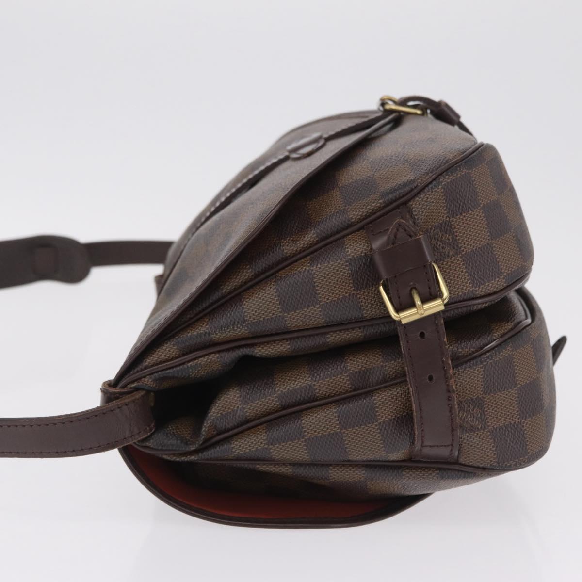 LOUIS VUITTON Damier Ebene Saumur 30 Shoulder Bag SPO N48081 LV Auth 208385