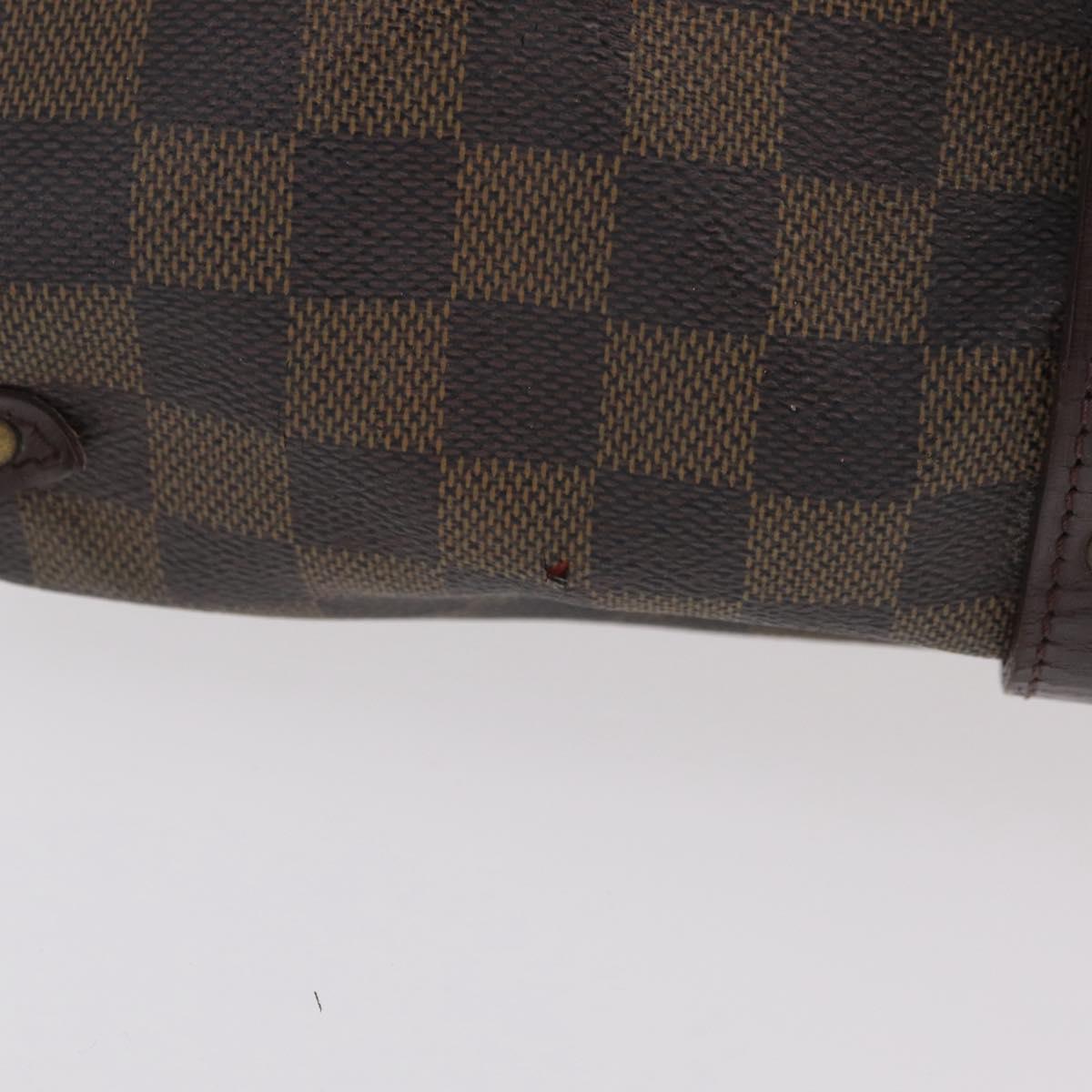 LOUIS VUITTON Damier Ebene Saumur 30 Shoulder Bag SPO N48081 LV Auth 208385