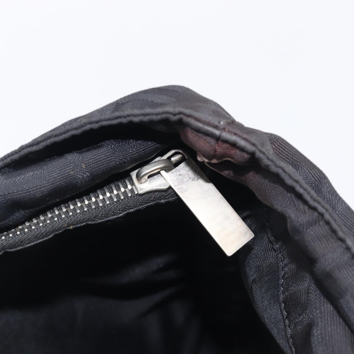 FENDI Zucca Canvas Tote Bag Black Auth 208398