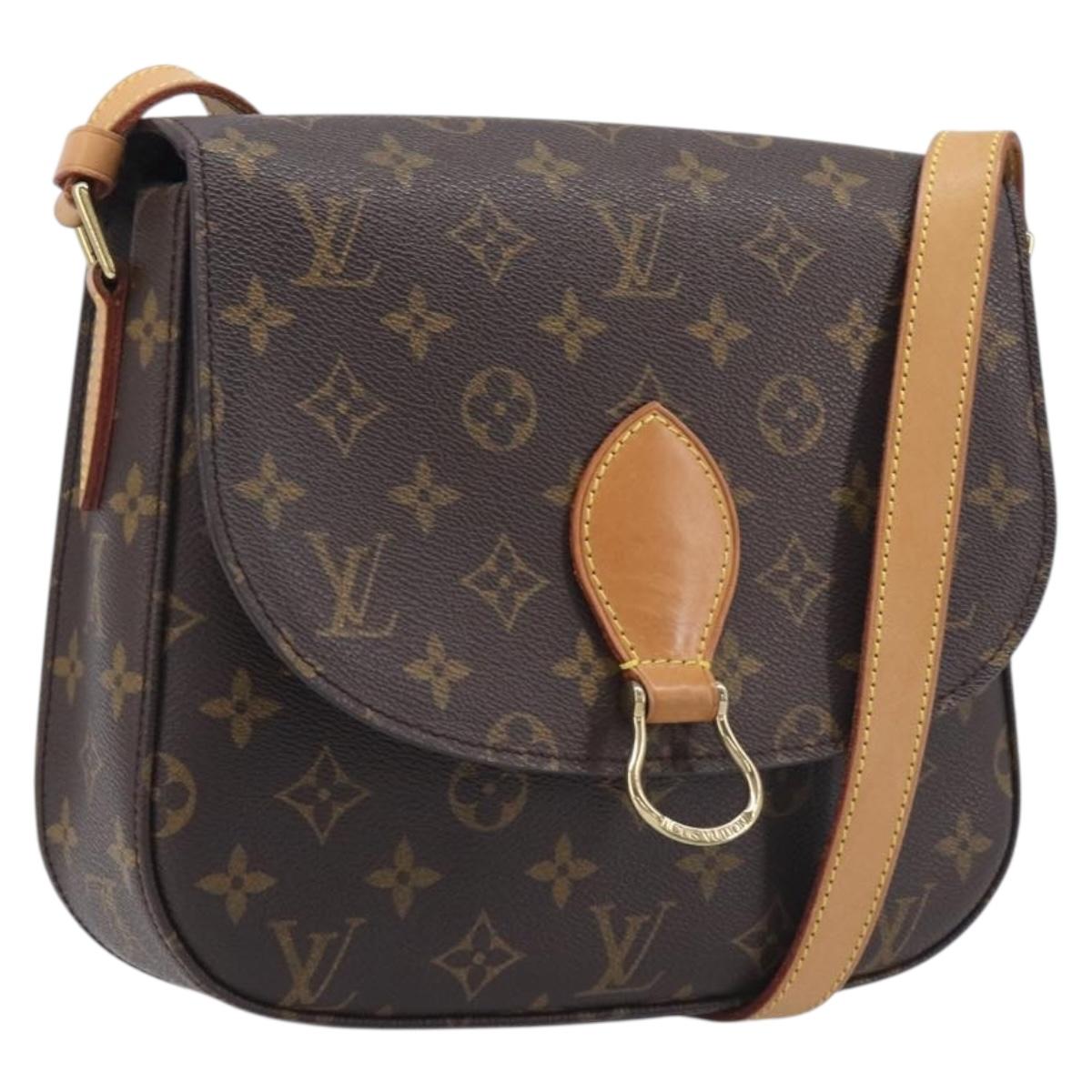 LOUIS VUITTON Monogram Saint Cloud GM Shoulder Bag M51242 LV Auth 208410V