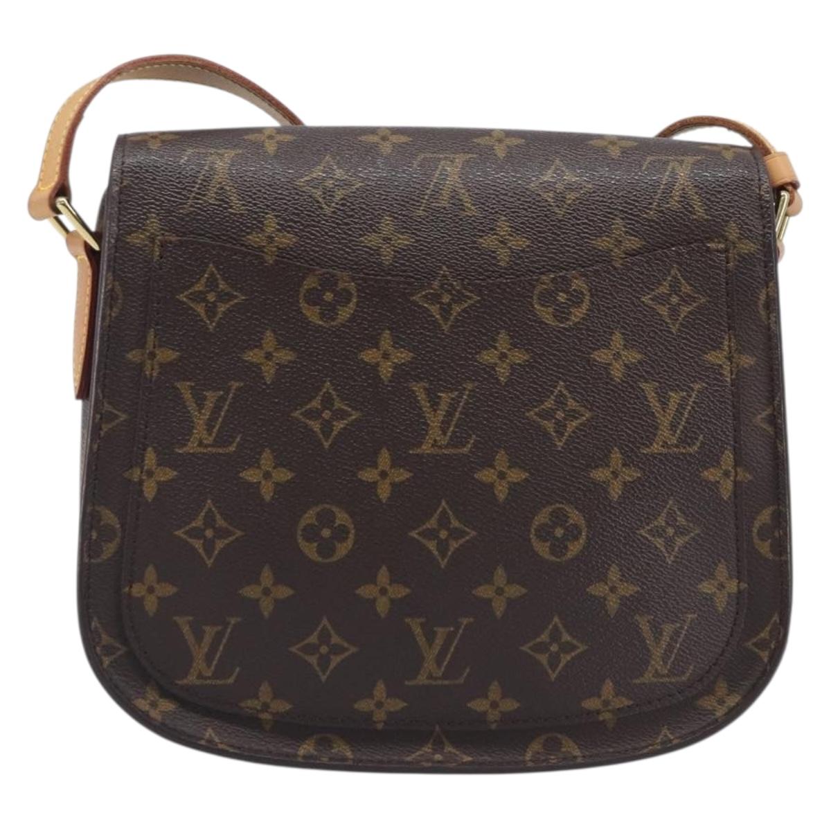 LOUIS VUITTON Monogram Saint Cloud GM Shoulder Bag M51242 LV Auth 208410V