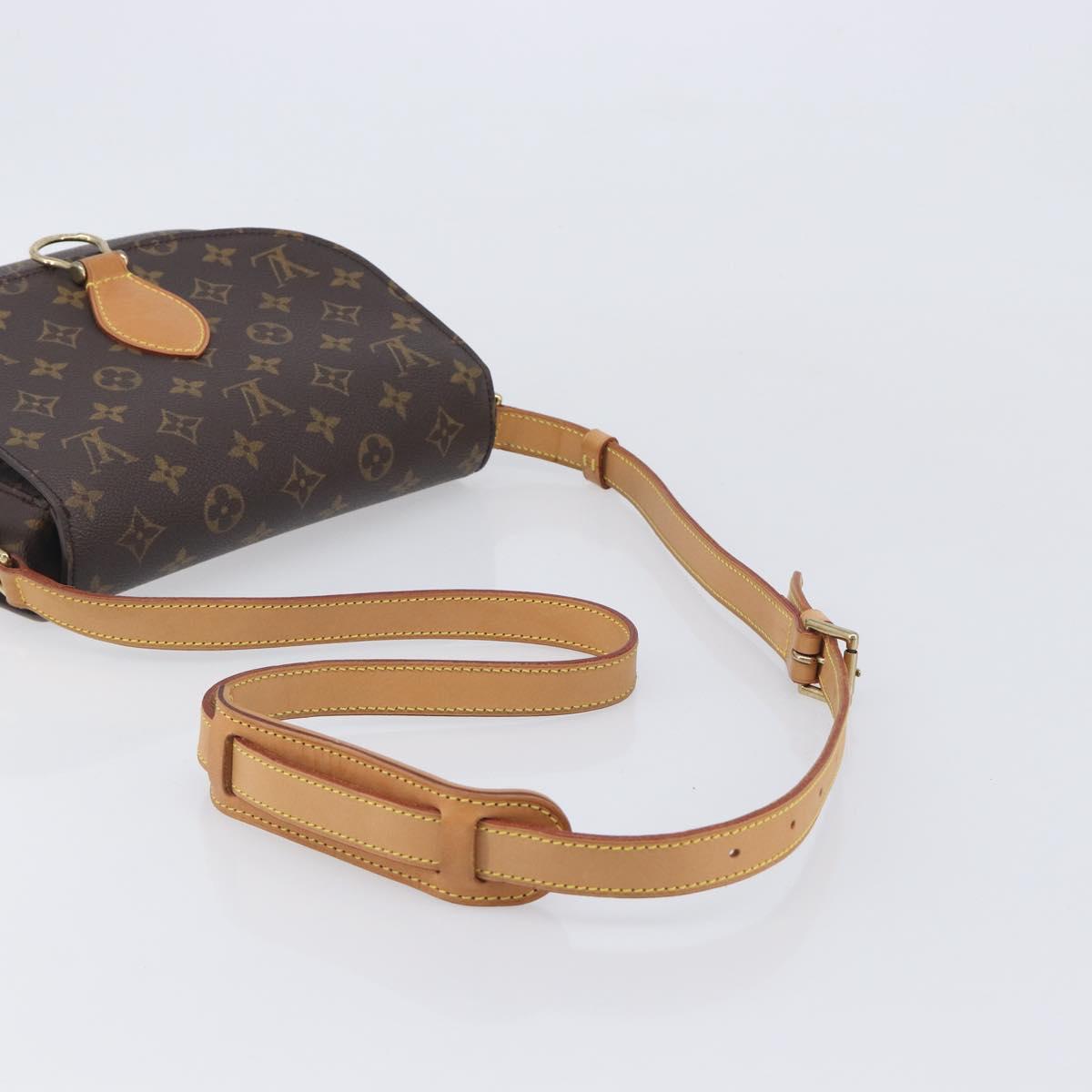 LOUIS VUITTON Monogram Saint Cloud GM Shoulder Bag M51242 LV Auth 208410V