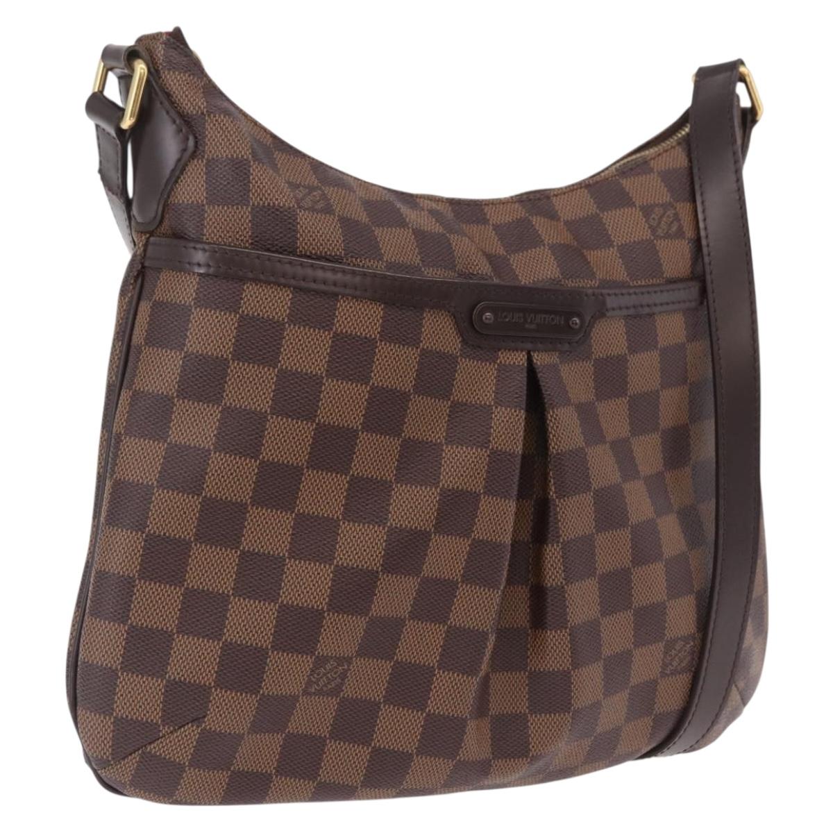 LOUIS VUITTON Damier Ebene Bloomsbury PM Shoulder Bag N42251 LV Auth 208415