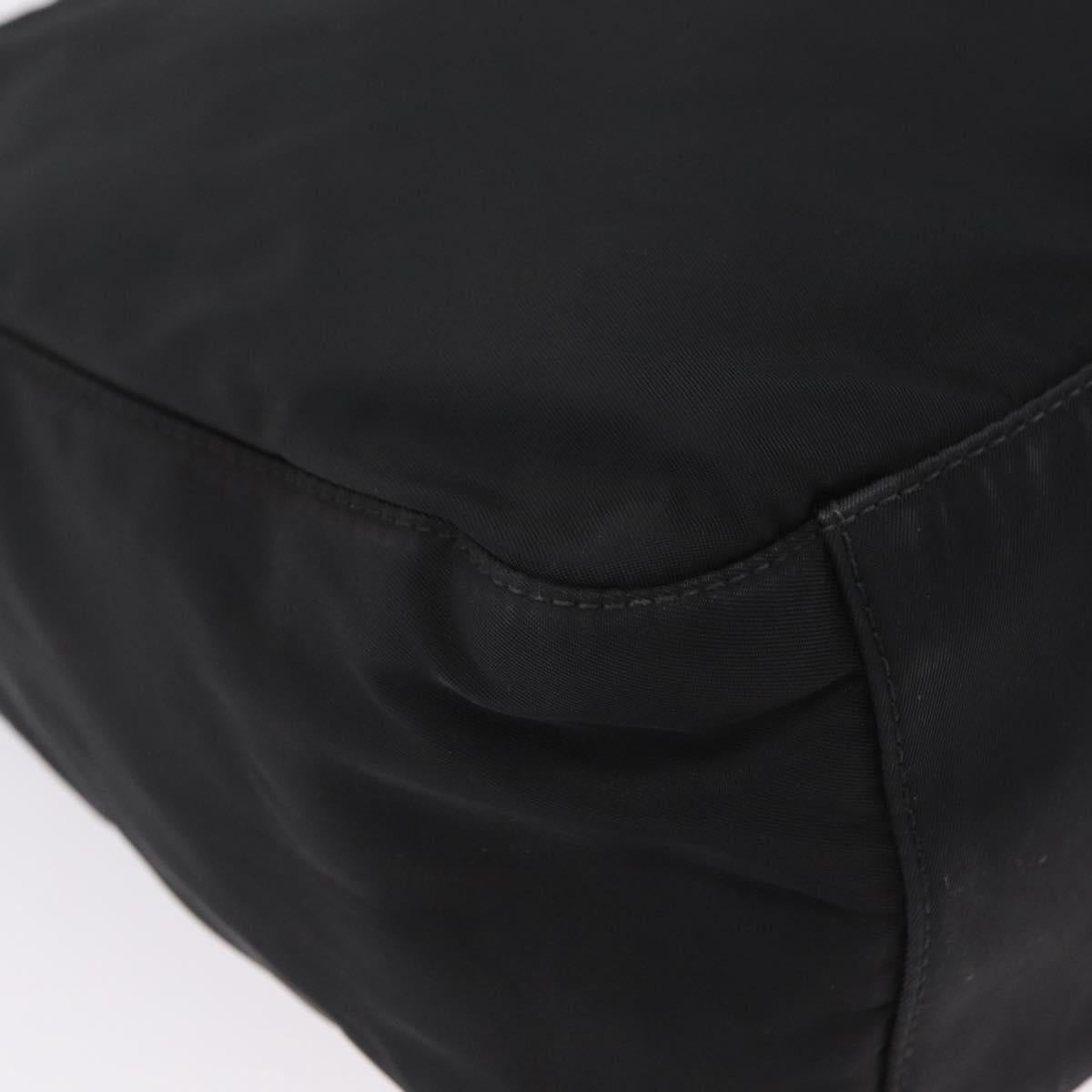 PRADA Shoulder Bag Nylon Black Auth 208422A