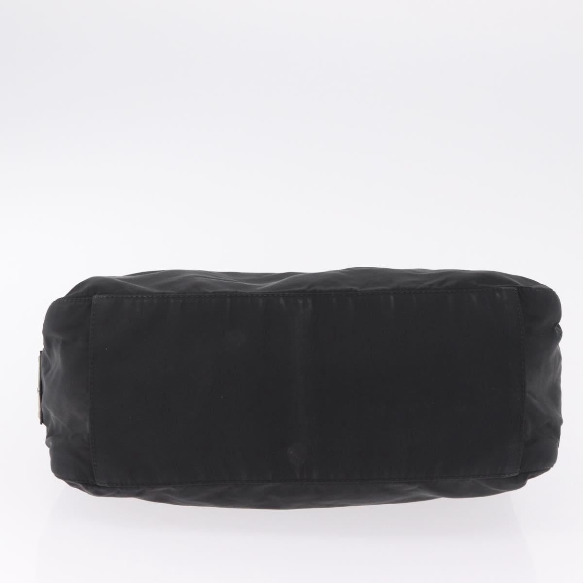 PRADA Shoulder Bag Nylon Black Auth 208422A