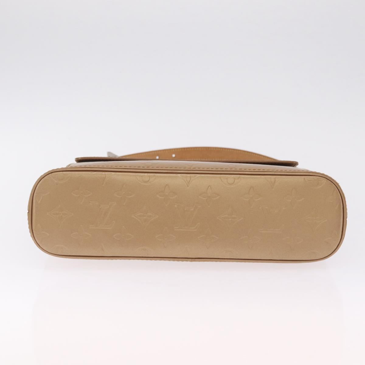 LOUIS VUITTON Monogram Mat Alston Shoulder Bag Beige M55127 LV Auth 208427V