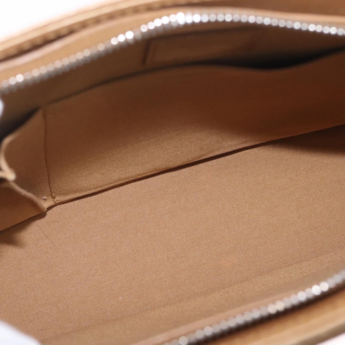 LOUIS VUITTON Monogram Mat Alston Shoulder Bag Beige M55127 LV Auth 208427V